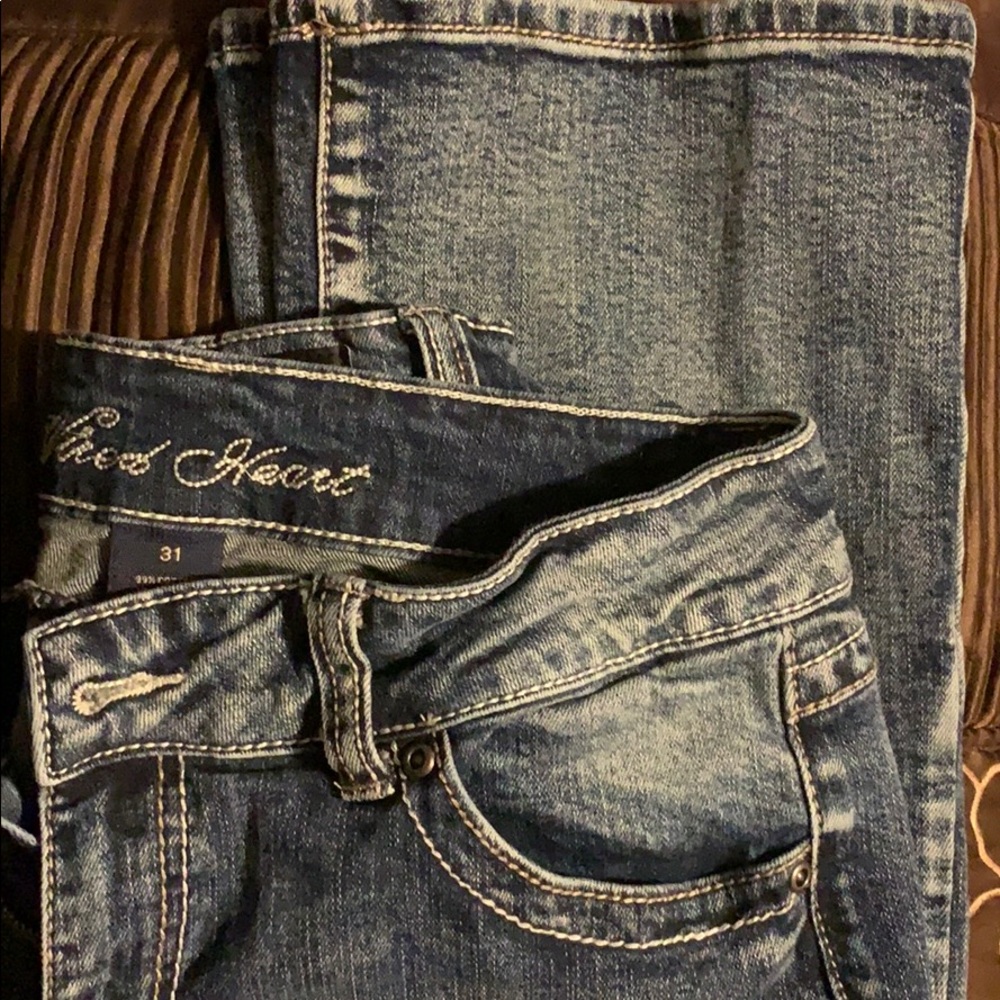 Wired Heart Jeans Bootcut Size 31 brand new